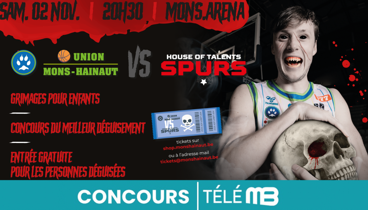 Gagnez des entrées pour le match Union Mons-Hainaut - Kortrijk Spurs