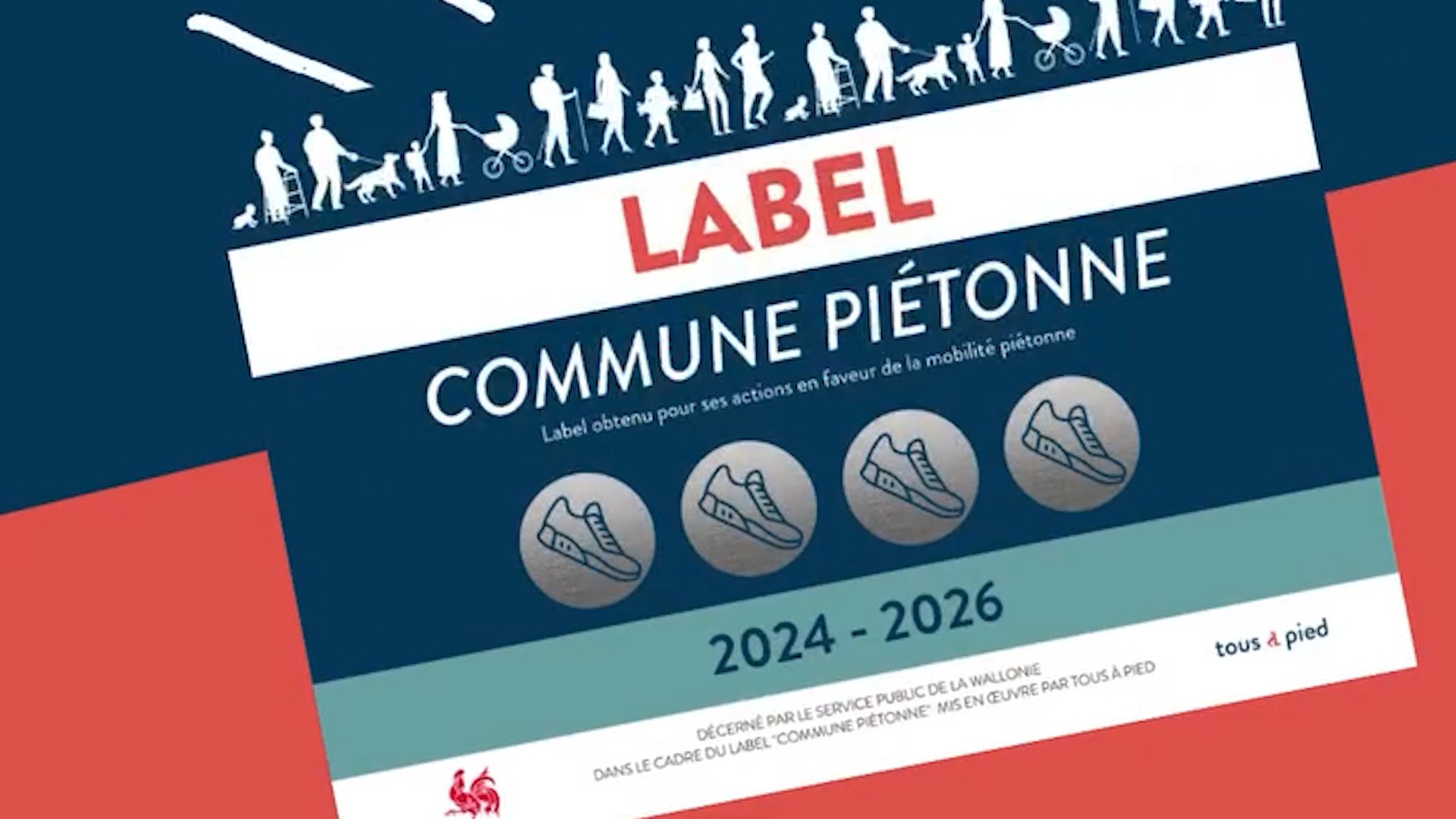 Honnelles et Jurbise reçoivent le label "Commune Piétonne"