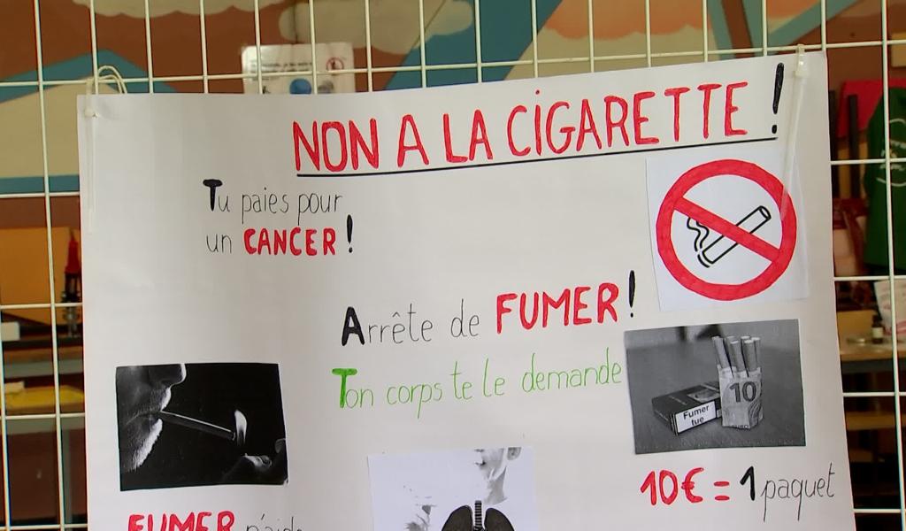Journée mondiale sans tabac : les élèves de Saint-Luc et de l'IESPP Mons sensibilisés !