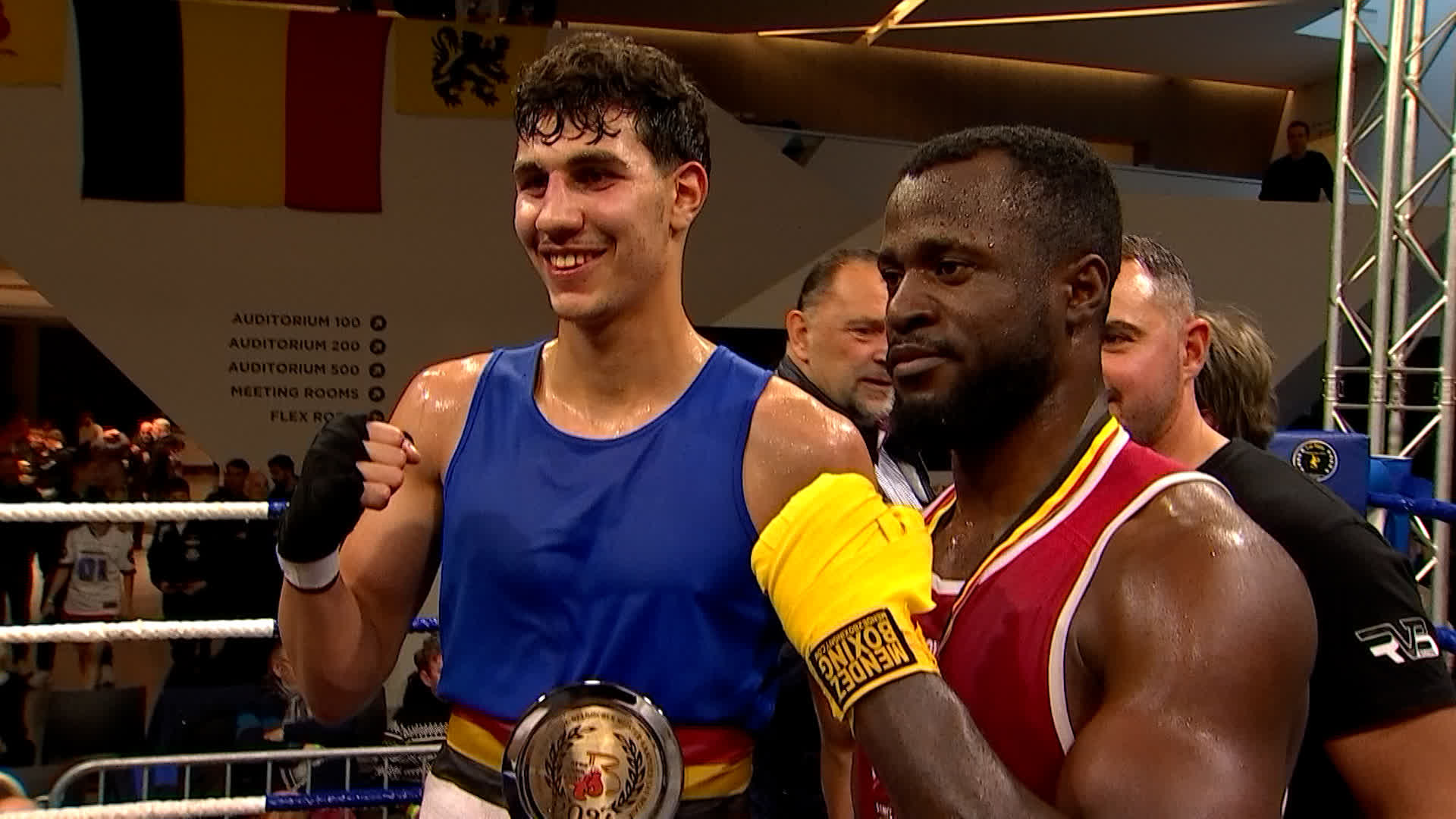 Boxe : Noa Hadjit confirme son titre de champion de Belgique à domicile