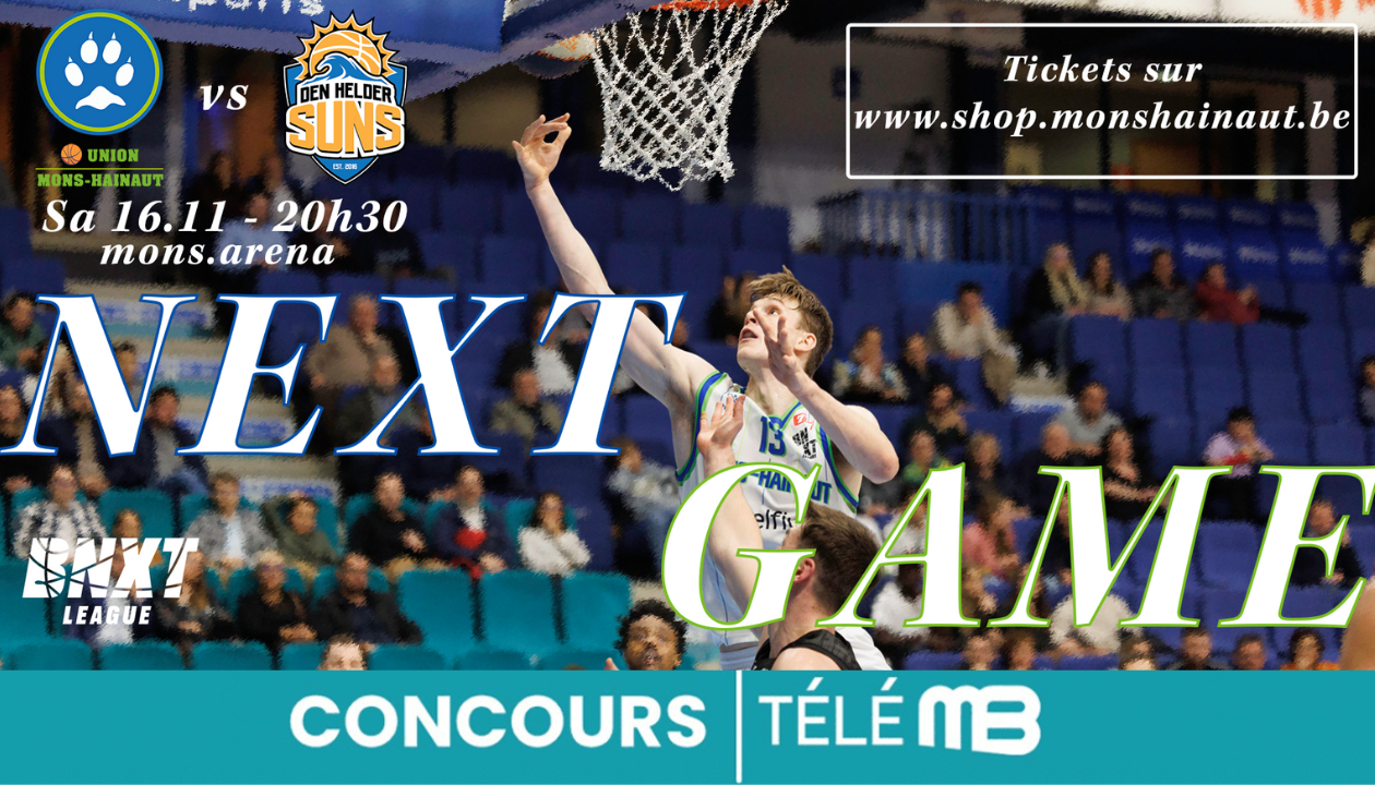 Gagnez des entrées pour le match Union Mons-Hainaut - Den Helder Suns