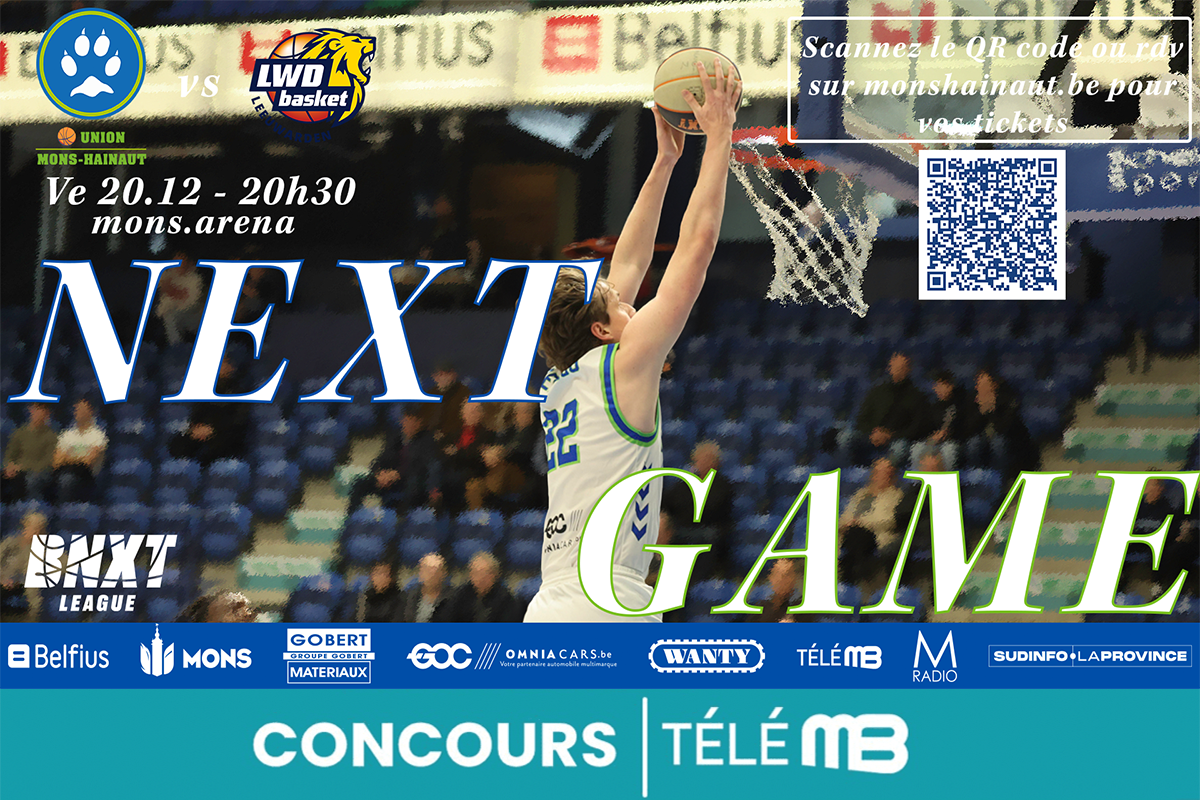 Gagnez des entrées pour le match Union Mons-Hainaut - LWD Basket