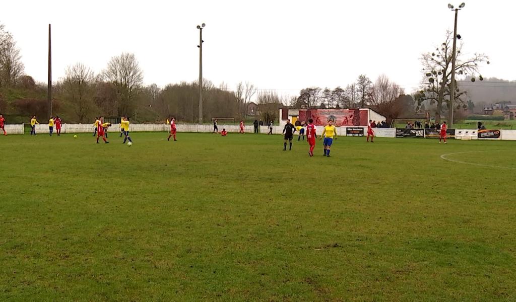 FOOT - P2B : Mesvin et le RAEC Mons B se quittent sur un nul spectaculaire (2-2)