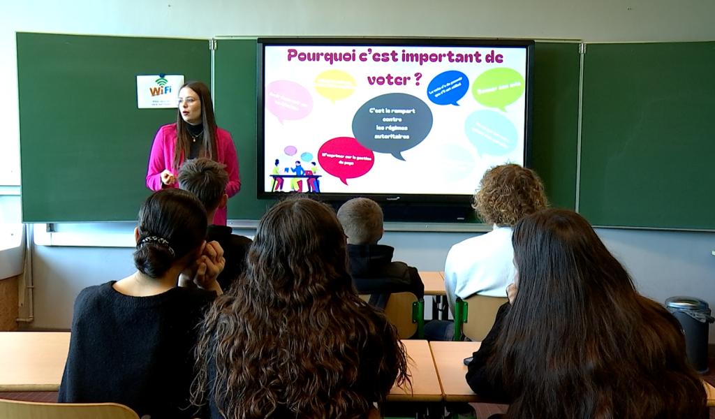 L'école de droit de Mons sensibilise et informe les plus jeunes sur les élections
