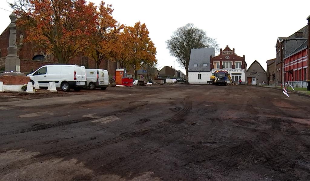 Genly - Les travaux de la place ont débuté