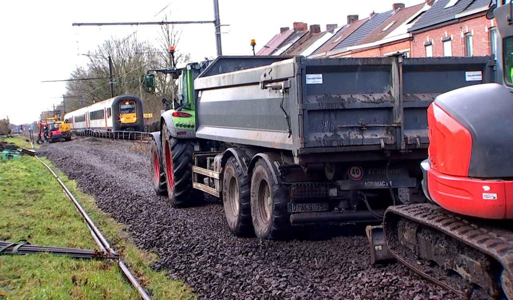 La ligne 97 reliant Mons et Saint-Ghislain est en travaux